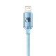 USB кабель Baseus Crystal Shine Series Fast Charging Data Cable USB to iP Lightning 2.4A 1.2m Sky Blue CAJY001103