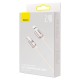 USB кабель Baseus Crystal Shine Series Fast Charging Data Cable USB to iP Lightning 2.4A 2m Pink CAJY001204