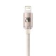 USB кабель Baseus Crystal Shine Series Fast Charging Data Cable USB to iP Lightning 2.4A 2m Pink CAJY001204