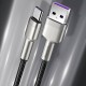 Кабель Baseus Cafule Series Metal Data Cable USB to Type-C 66W 6A 0.25m Black CAKF000001