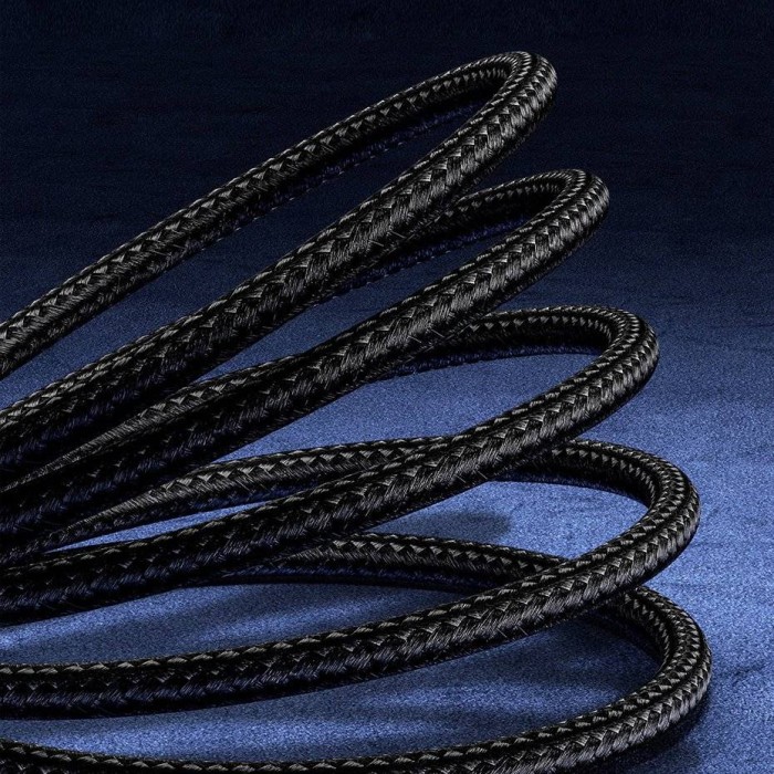 Кабель Baseus Cafule Series Metal Data Cable USB to Type-C 66W 6A 0.25m Black CAKF000001