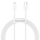 USB PD кабель Baseus Superior Series Fast Charging Data Cable Type-C to iP PD Lightning 20W 1.5m White (CATLYS-B02)