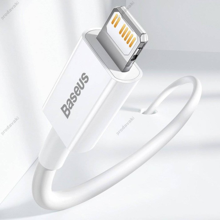 USB PD кабель Baseus Superior Series Fast Charging Data Cable Type-C to iP PD Lightning 20W 1.5m White (CATLYS-B02)