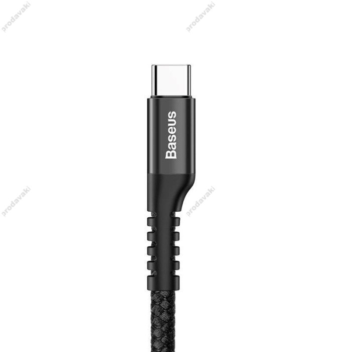 USB Кабель Baseus Fish Eye Spring (Пружина) Data for Lightning 2A / 1m. Black CALSR-01