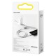 USB кабель Baseus Superior Series Fast Charging Data Cable USB to Micro 2A 2m White CAMYS-A02