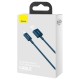 USB кабель Baseus Superior Series Fast Charging Data Cable USB to Lightning 2.4A 1m Blue (CALYS-A03)