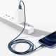 USB кабель Baseus Superior Series Fast Charging Data Cable USB to Lightning 2.4A 1m Blue (CALYS-A03)