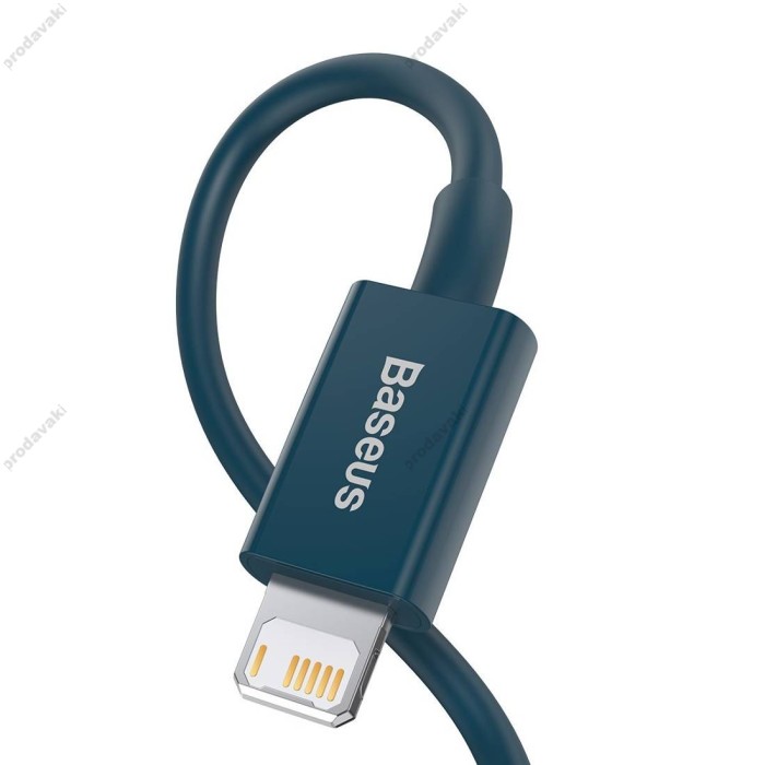 USB кабель Baseus Superior Series Fast Charging Data Cable USB to Lightning 2.4A 1m Blue (CALYS-A03)