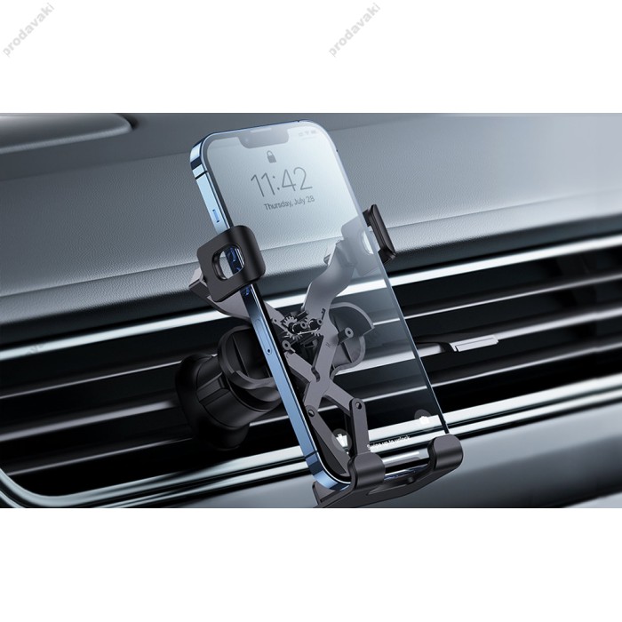 Автомобільний тримач Baseus Stable Gravitational Car Mount Lite (Air Outlet Version) Black SUWX010001