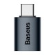 Перехідник Адаптер-перехідник Baseus Ingenuity Series Mini OTG Adaptor Type-C to USB-A 3.1 Blue (ZJJQ000003)