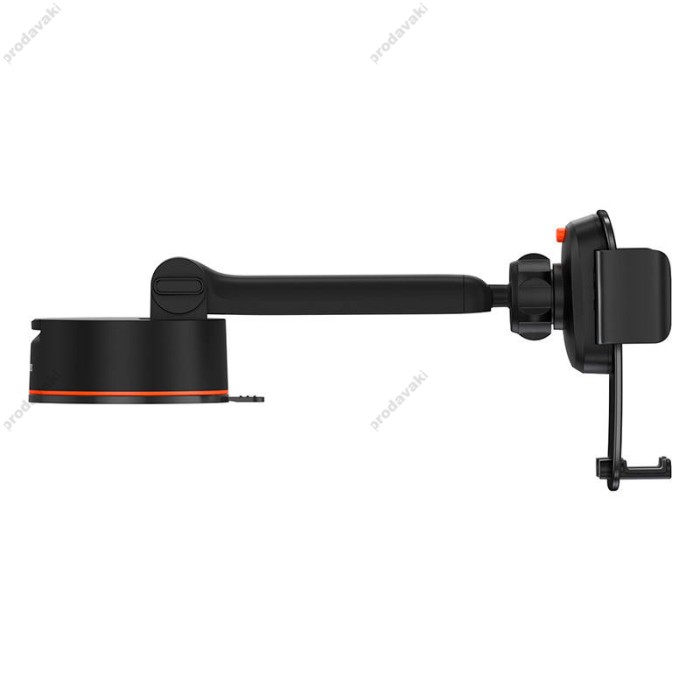Автомобільний тримач Baseus Easy Control Clamp Car Mount Holder Pro (Suction Cup Version) Black SUYK020001