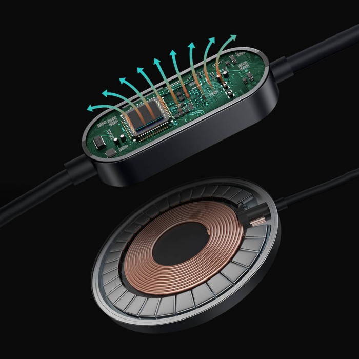 Бездротовий зарядний пристрій Baseus Simple Mini 2 Magnetic Wireless Charger 15W Black (CCJJ010001)