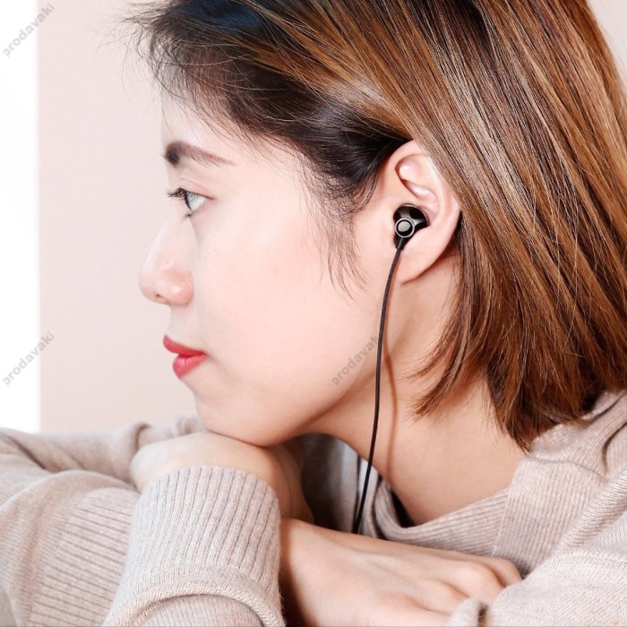 Дротові навушники BASEUS H06 Enock lateral in-ear with mic Black NGH06-01