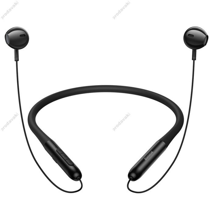 Бездротові Bluetooth навушники Baseus Bowie P1 Neckband Wireless Earphones BT 5.2 Black A00025800113-Z1
