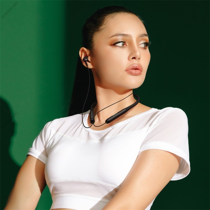 Бездротові Bluetooth навушники Baseus Bowie P1 Neckband Wireless Earphones BT 5.2 Black A00025800113-Z1