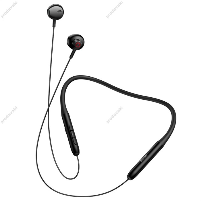 Бездротові Bluetooth навушники Baseus Bowie P1 Neckband Wireless Earphones BT 5.2 Black A00025800113-Z1