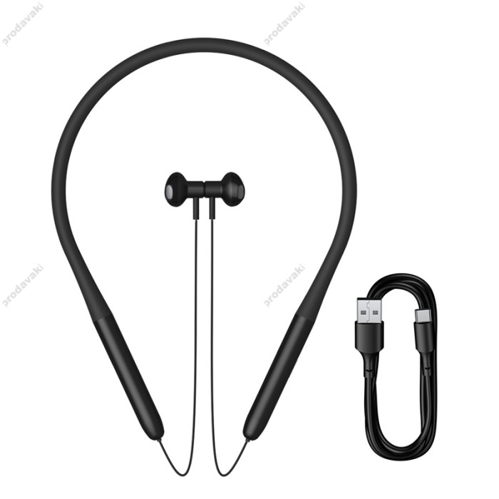 Бездротові Bluetooth навушники Baseus Bowie P1 Neckband Wireless Earphones BT 5.2 Black A00025800113-Z1