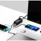 Мережевий зарядний пристрій Baseus GaN3 Pro 65W (2xUSB, 2xType-C+ розетка) + кабель USB-C 100W black (PSZM000901)