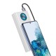 Повербанк портативний акумулятор Power Bank Baseus Amblight Digital Display 65W 30000 mAh White PPLG000102