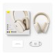 Бездротові Bluetooth навушники Baseus Bowie H1 Noise-Cancelling Wireless Headphones White (NGTW230002)