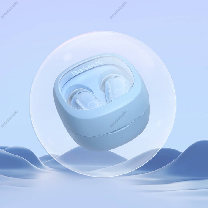 Бездротові Bluetooth навушники Baseus Bowie WM02 True Wireless Earphones BT 5.3 Blue NGTW180003