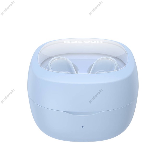 Бездротові Bluetooth навушники Baseus Bowie WM02 True Wireless Earphones BT 5.3 Blue NGTW180003