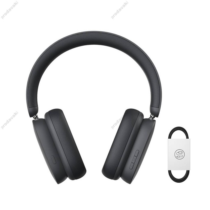 Бездротові Bluetooth навушники Baseus Bowie H1 Noise-Cancellation Wireless Headphones Grey NGTW230213