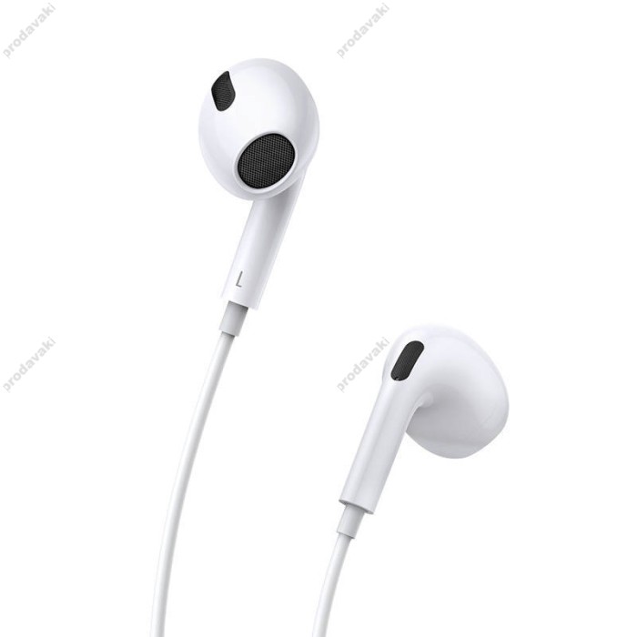 Дротові навушники Baseus H17 Encok lateral in-ear Wired Earphone 3.5mm White NGCR020002