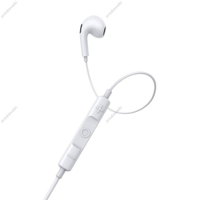 Дротові навушники Baseus H17 Encok lateral in-ear Wired Earphone 3.5mm White NGCR020002