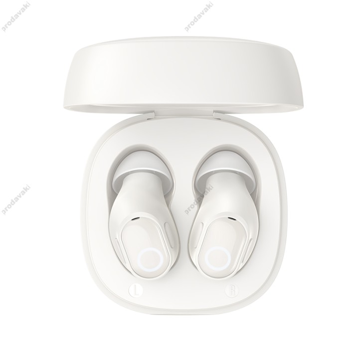 Бездротові Bluetooth навушники Baseus Bowie WM02 True Wireless Earphones BT 5.3 Creamy-white NGTW180002