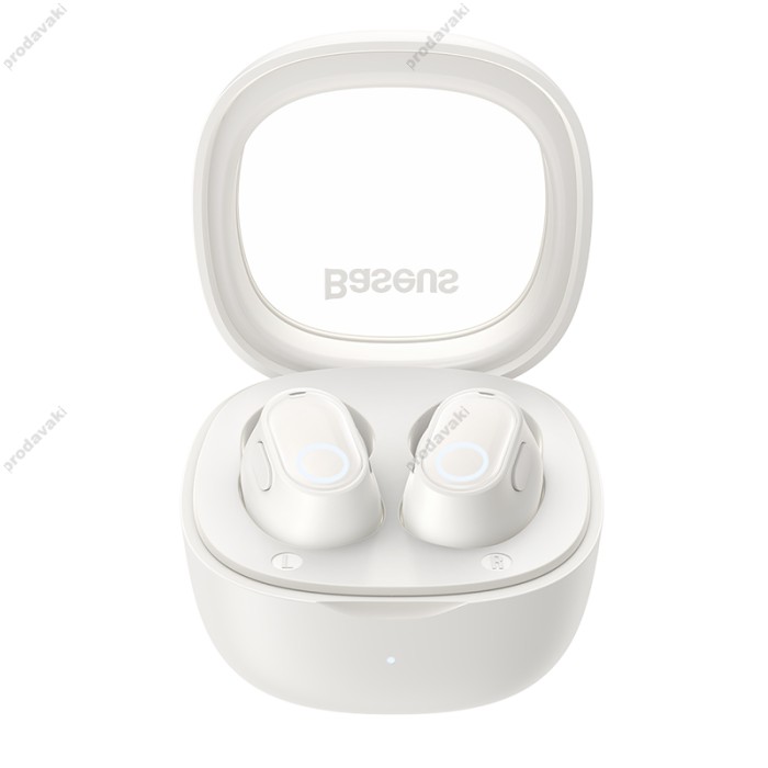 Бездротові Bluetooth навушники Baseus Bowie WM02 True Wireless Earphones BT 5.3 Creamy-white NGTW180002