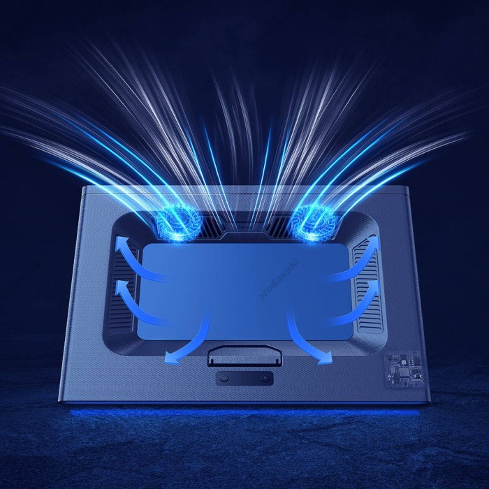 Підставка для ноутбука та MacBook Baseus ThermoCool Heat-Dissipating Laptop Stand (Turbo Fan Version) Gray (LUWK000013)
