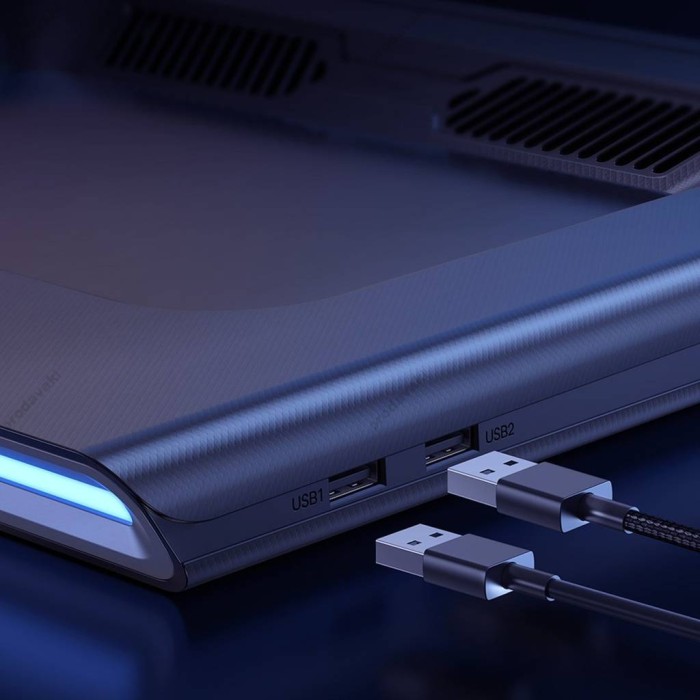 Підставка для ноутбука та MacBook Baseus ThermoCool Heat-Dissipating Laptop Stand (Turbo Fan Version) Gray (LUWK000013)