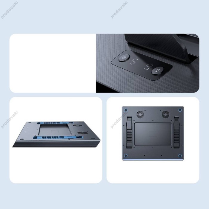 Підставка для ноутбука та MacBook Baseus ThermoCool Heat-Dissipating Laptop Stand (Turbo Fan Version) Gray (LUWK000013)