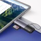 Кардрідер Baseus Lite Series USB-A/Type-C to SD/TF Card Reader Grey WKQX060113