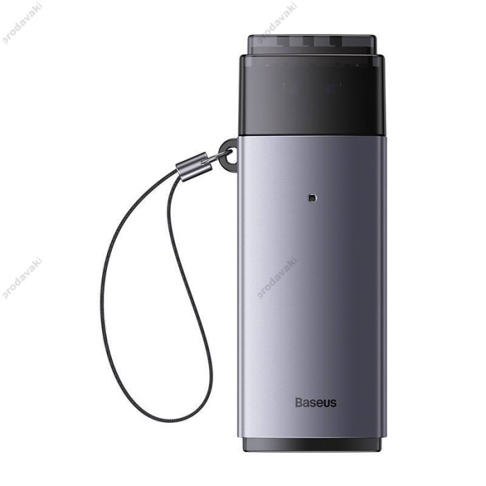 Кардрідер Baseus Lite Series USB-A to SD/TF Card Reader Grey WKQX060013