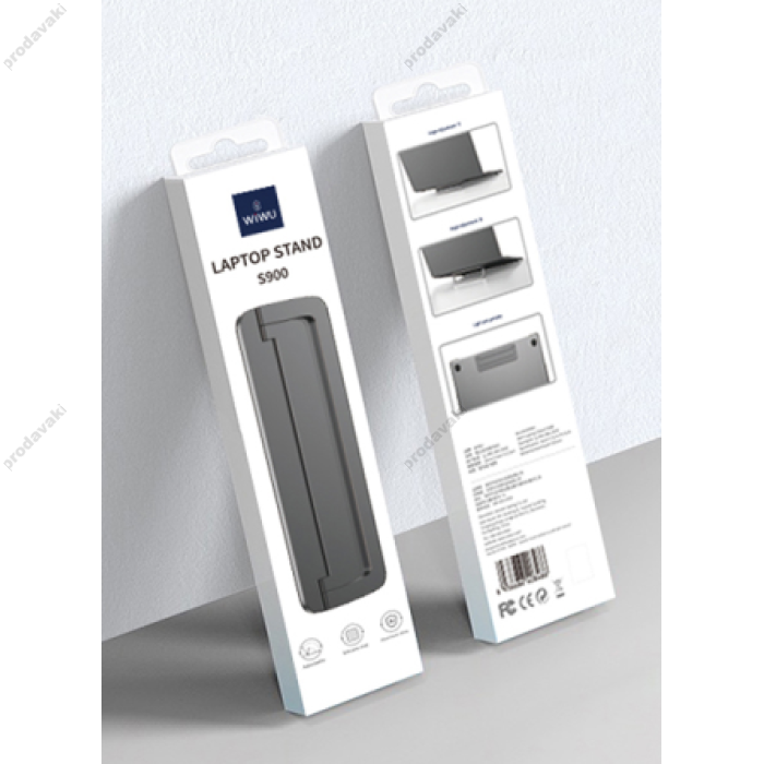 Підставка для ноутбука та MacBook WiWU Laptops stand S900 gray