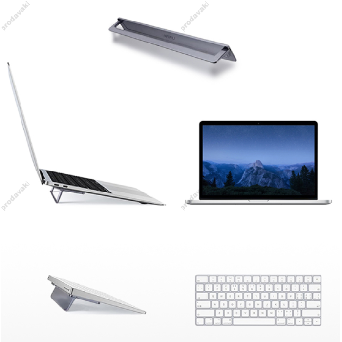 Підставка для ноутбука та MacBook WiWU Laptops stand S900 gray