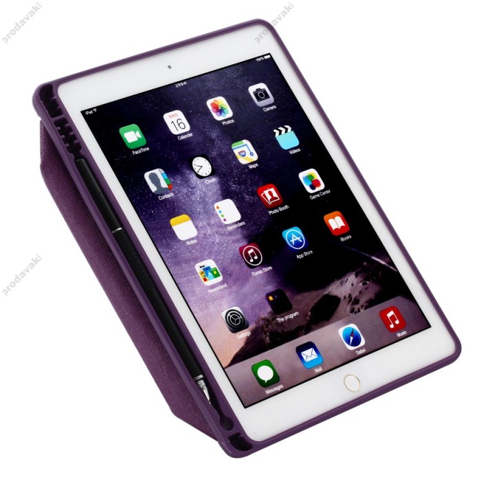 Чохол Logfer Origami Leather Embossing Case для iPad 10.9 (10 generation) Gold