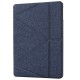 Чохол Logfer Origami Leather Embossing Case для iPad 2 / 3 / 4 Midnight Blue