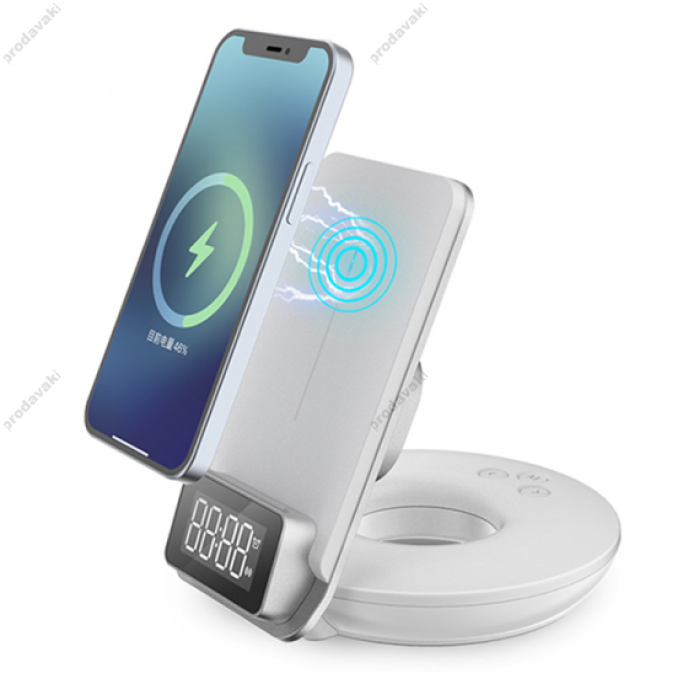 Бездротовий зарядний пристрій Wiwu M11 4in1 Wireless Charger white