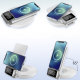 Бездротовий зарядний пристрій Wiwu M11 4in1 Wireless Charger white