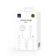 Кабель з бездротовою зарядкою Type-C Wiwu 2 in 1 For Watch M10 1.5m white