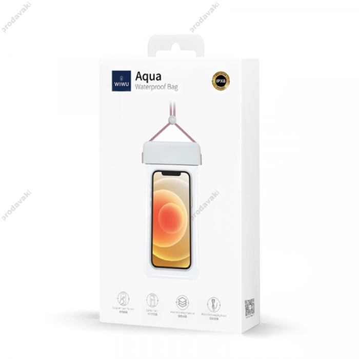 Чохол водонепроникний Wiwu Aqua до 7.0" white