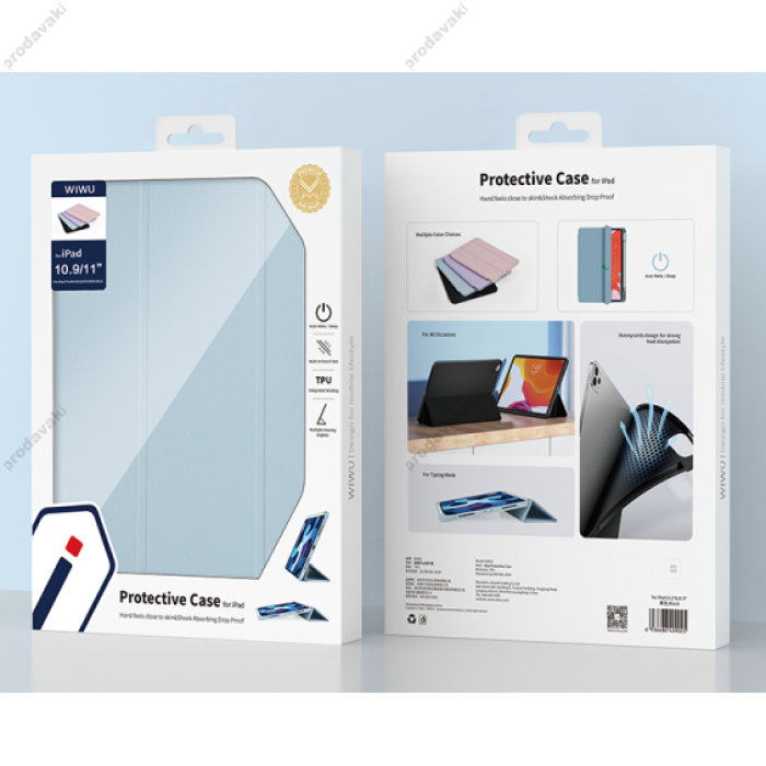 Чохол для планшета Wiwu Protective Case для iPad Air 13'' (2024) / Pro 12,9 (2022) light blue
