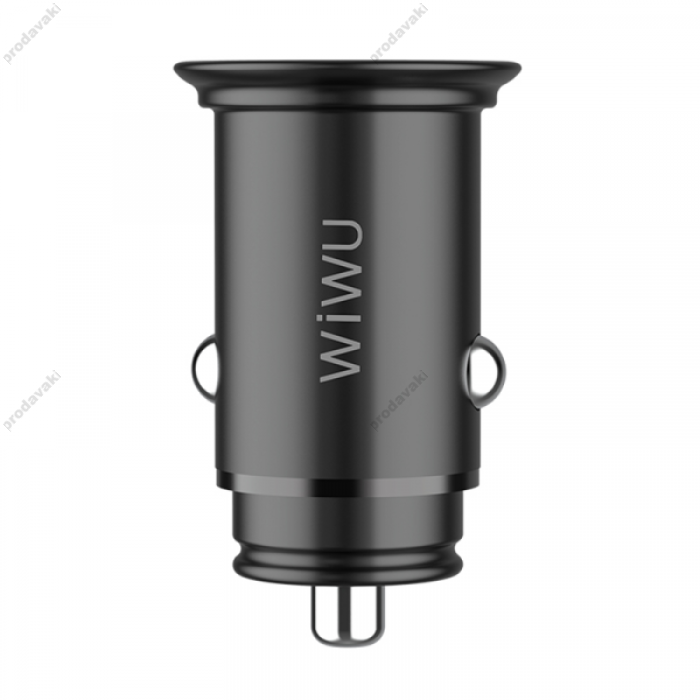 Автомобільний зарядний пристрій Wiwu PC400 Type-C Dual 40W Black