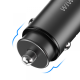 Автомобільний зарядний пристрій Wiwu PC400 Type-C Dual 40W Black