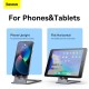 Підставка Baseus Foldable Metal Desktop Holder для телефонів та планшетів Gray (LUKP000013)