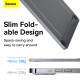 Підставка Baseus Foldable Metal Desktop Holder для телефонів та планшетів Gray (LUKP000013)