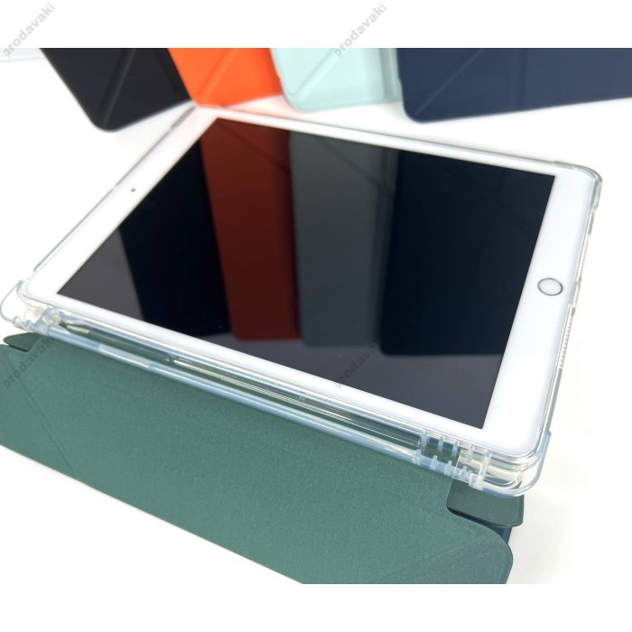 Чохол Logfer Origami Smart New pencil groove Case для iPad 10.9 (10 generation) Blue